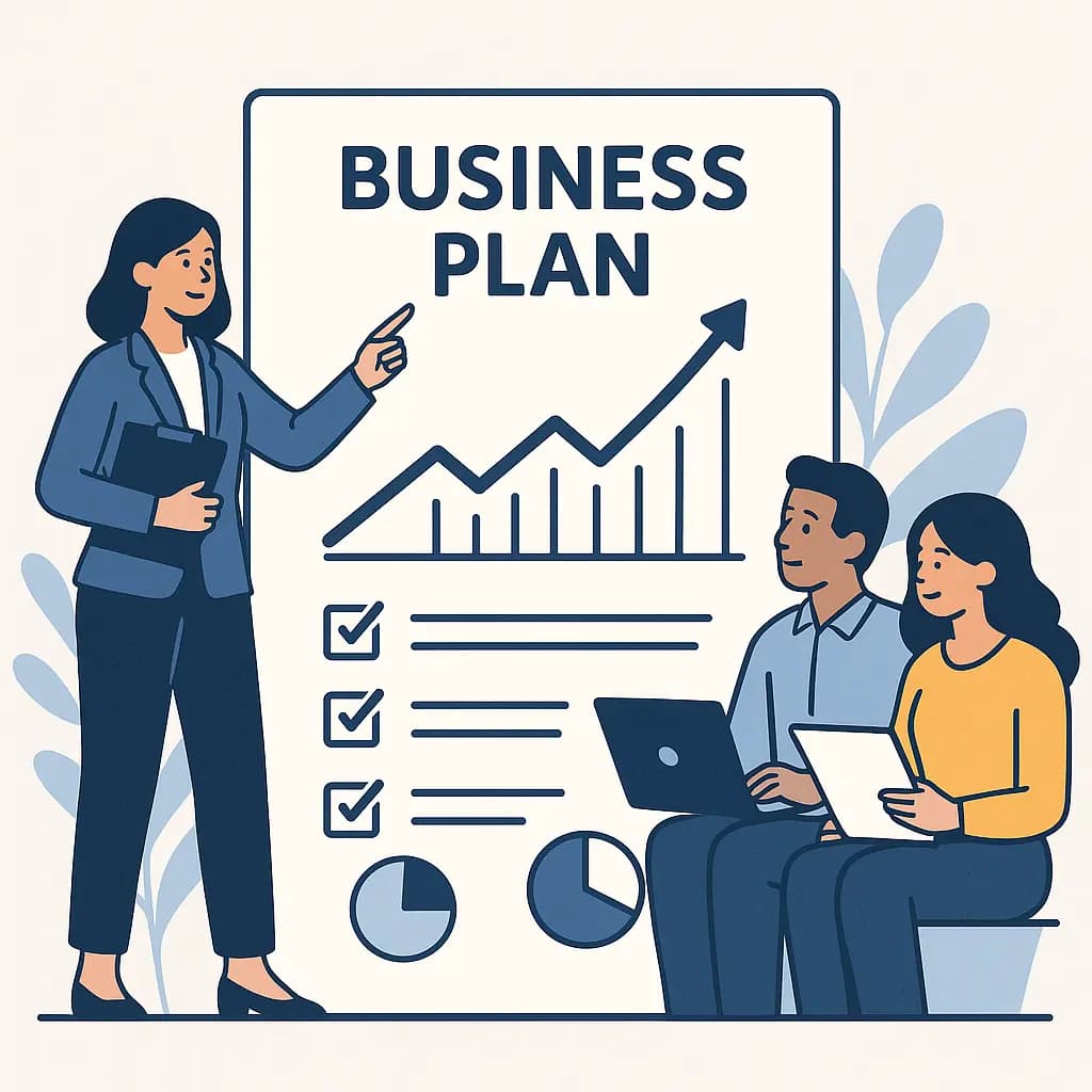 Business plan creation for startups in London