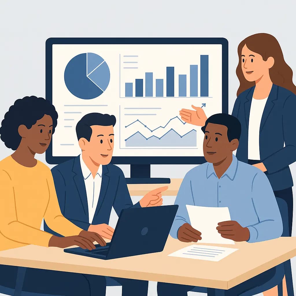 Monthly reporting dashboard