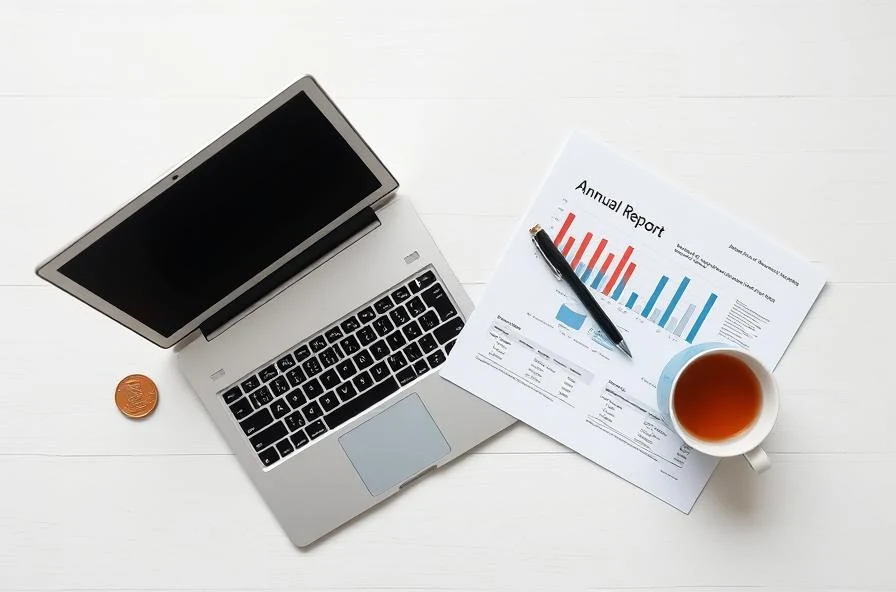 ACCA chartered accountant advising a London business client